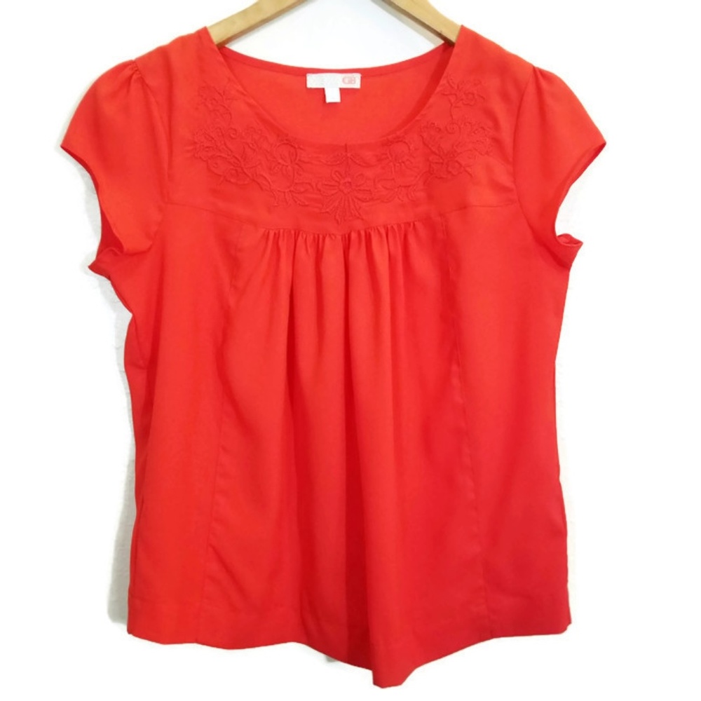 SALE 3/$15 GB Gianni Bini Orange Blouse